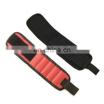 Customized adjustable magnetic wristband for holding tools