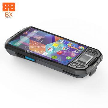 BaoXing BX-U9100 Fingerprint Android7.0 1d2d Barcode Handheld Industrial Barcode Scanner Barcode Scanner Door Lock photo-4