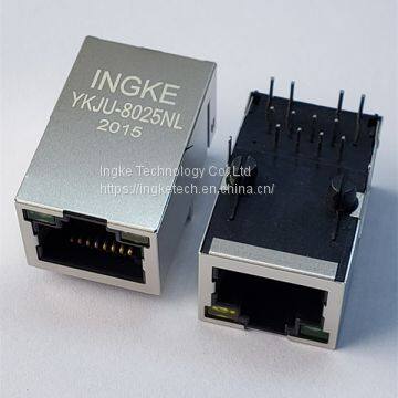 47F1205BGYDNW2NL 1 Port Through Hole 100 Base-TX RJ45 Magnetic Jack Connectors