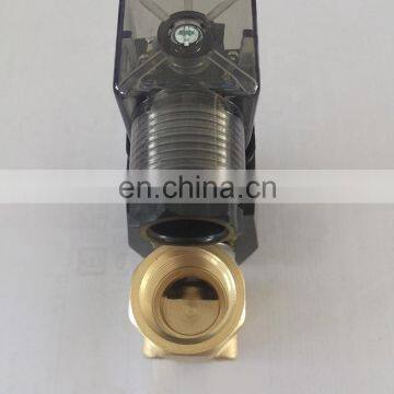 PU-05 Wiring type 0~7bar 2/2 way direct acting NC brass G3/8" bsp water, oil, air solenoid valve FKM Seal orifice 5mm