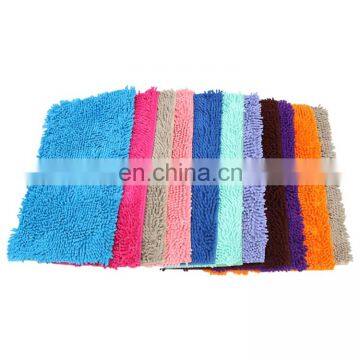 Wholesale Custom Chenille Anti Slip PVC Floor Mat