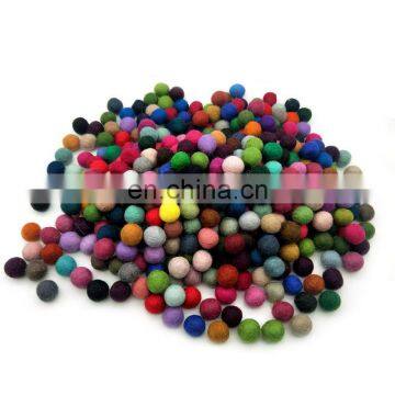 wool felt ball colorful for kids DIY craft