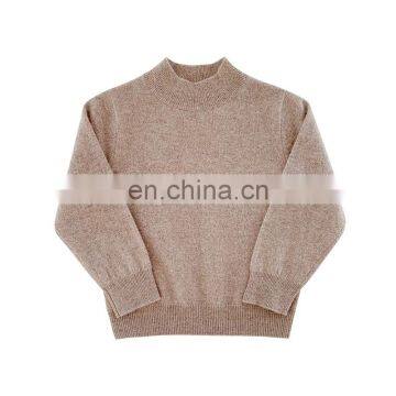 6461/High quality warm woollen knitted sweater for baby girls wholesale solid girl winter clothing