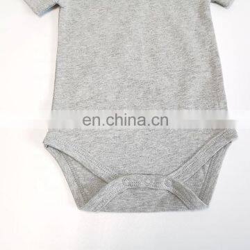 V Neck Snap Crotch Organic Cotton Baby Romper photo-4