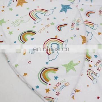 Rainbow and Star Pattern Design Wearable Sleeping Bag,2.5 Tog Super Soft Infant Sleeping Bag