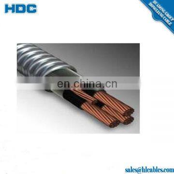 MC 12/2 Aluminum Interlocked Armor Power Cable THHN Core Green Insulated Ground Factory Price photo-6