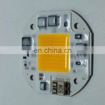 High Brightness F5454 AC100-260V 50W Led COB Chip Driverless Solderless Warm White photo-5