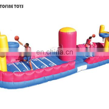 sports inflatable bungee challenge tug-n-dunkn football tug of war