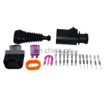 Free Shipping! 6 Way 3B0973813,1J0973713 Female Male Temp sensor plug waterproof connector Kits Universal