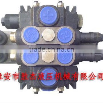 DCV140 series 100l/min,Sectional hydraulic control valve for motorcycle lift table.factory in china.factory in china