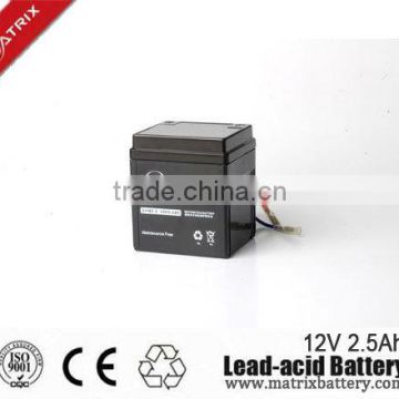 2.5AH YB2.5-BS price of lead acid 12v battery price