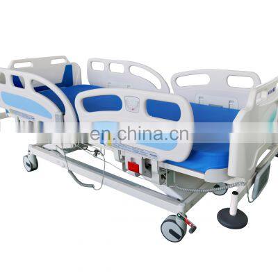 Wego best price ICU ward room electric hospital bed patient bed with lowest positon and CPR