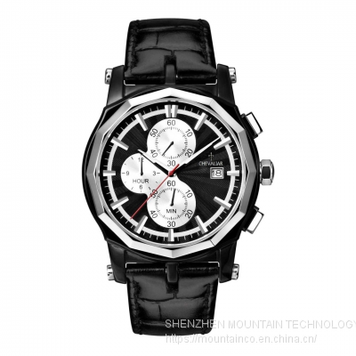 Stainless Steel Fashion multi-function watches Genuine Man Quartz Chronograph Watch