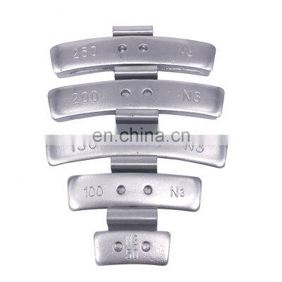 Manufacturer well made Fe or Zinc car wheel  weights for tyre keep balancing knock on tire wheel balancing weights