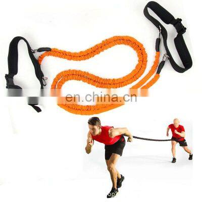 Resistance Trainer Dual Bungee Band Running Explosive Force Training Harness for All Sports