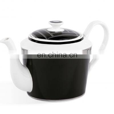 Nordic Black Creative Line Ceramic Coffee Mug Tea Cup Dinner Plate Porcelain For Top Table Ware photo-2