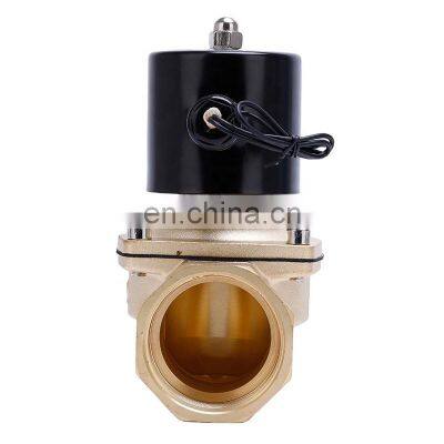 Best Selling DC24V 2W500-50 G2 Normally Closed Type Electric Brass Pneumatic Valve Price Water/Air Solenoid Valve