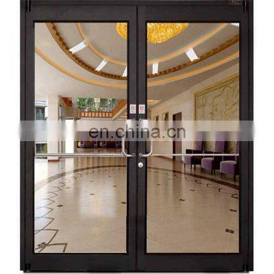 Aluminium double Glass Entrance Swing Door KFC spring Door