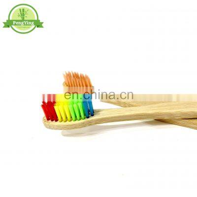 China Factory high quality soft  bamboo toothbrush with custom package