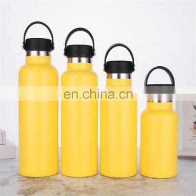 Metal Drinkware Power Coating Stainless Steel Insulated Vacuum Sports Water Bottle Thermal Flask Cup photo-2