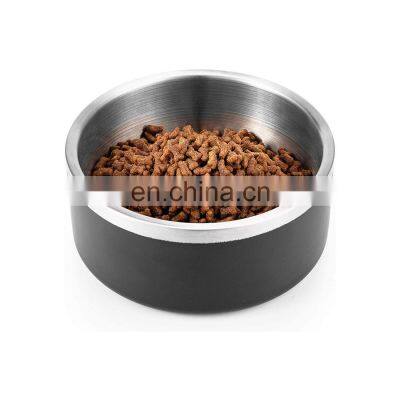 Wholesale high quality dog bowl pet bowls 304 stainless steel pet food feeding portable bowl