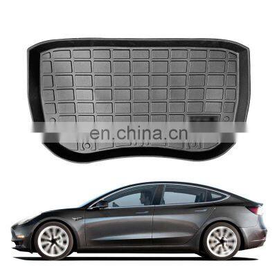 Original Cheap Interior Car Accessories Waterproof TPE Front Trunk Mat For Model 3