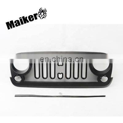 Offroad Front Black Grille with Mesh for Jeep Wrangler JK 2007-on Car Accessories Grille