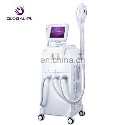 China manufacturer CE approved 3 in 1 laser tattoo removal /ipl shr hair removal machine