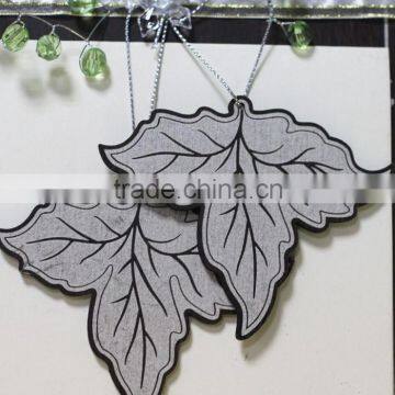 Hot Sale Personalized Leaves Shape Laser Cut Wooden Wedding Cards Invites