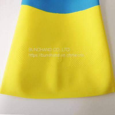 Bicolor Neoprene and Latex Industrial Work Gloves photo-2