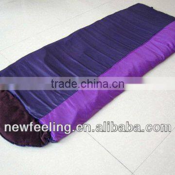 Thick Warm Coral Fleece Travel Sleeping Bag for Cold Winter