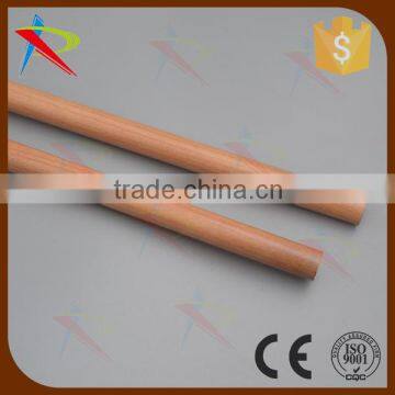 Special surface plated wooden color metal curtain rods/poles