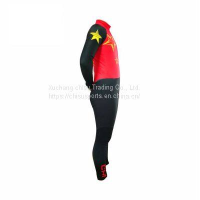 Custom Short Track Speed Skating Suits Cut Resistance Long Sleeved Alpine Ski Wear Waterproof Speed Skating Racing Skin Suit photo-2