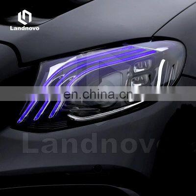 Landnovo High Quality Car Accessories Headlight for 2017-2020 Mercedes Benz E Class Upgrade to S Class Led Head Light Head Lamp