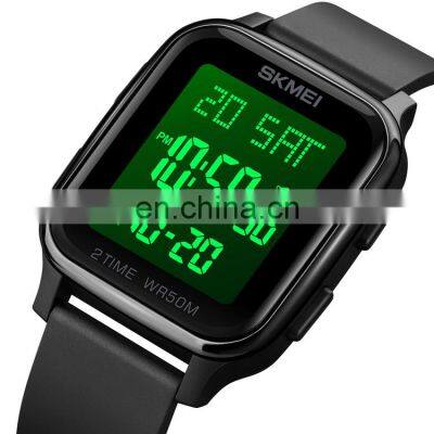 New Arrival Skmei 1858 Black Sport Digital Watch for Men Wristwatch Wholesale Factory Price