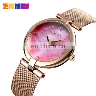 Time custom your own logo brand watches men mesh hand watches wholesaler waterproof simple woman watch