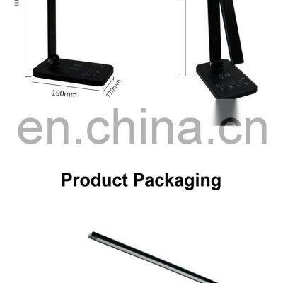Hot Selling USB Charging Port Adjustable Swing-Arm Lamp LED Desk Lamp With Wireless Charging For Wholesales LED Desk Lamp photo-5