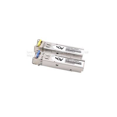 155Mbps BiDi 20km Compatible SFP Module Optical Fiber Transceiver photo-2