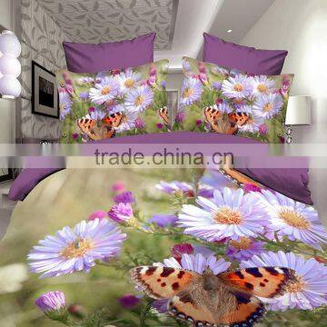 HIgh Quality 3D Printed Bedding sets, Panel printing flower bedding set