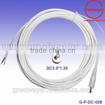 UL1185 22awg 2c dc3.5*1.35 for dc adapter