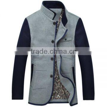 latest style winter coat/winter season elongated coats/wool long coat/men's wool long coat