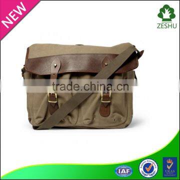 Waxed-Canvas Messenger Bagvintage style canvas messenger bags china manufacture