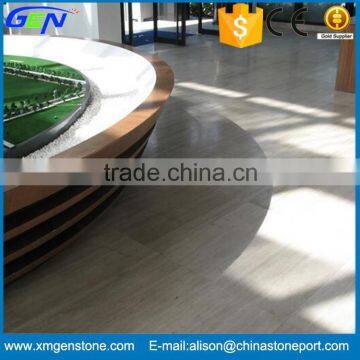 Chinese Natural Design Polished Grey Wood Grain Floor Marble Tiles