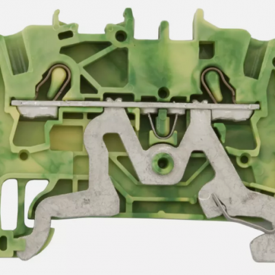 Qty:100pcs 2Way GROUND TERMINAL BLOCKS 800V WAGO 2002-1207 2.5MM photo-2