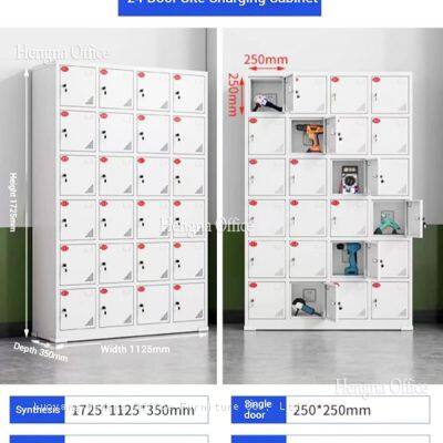 Secure Phone Charging Cabinet With Remote Monitoring - Commercial Digital Storage Locker for Business Office