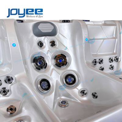 Joyee Factory Best OEM China Hot Tub Garden 3 People Top Outdoor Spa Hottubs Manufacturer I Model: Bern photo-5