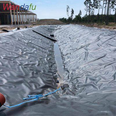 Wandafu Smooth/Textured HDPE Geomembrane For Shrimp Farm Fish Pond Liner photo-5
