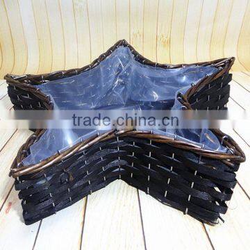 American Country Style Wicker Flower Basket for Sale