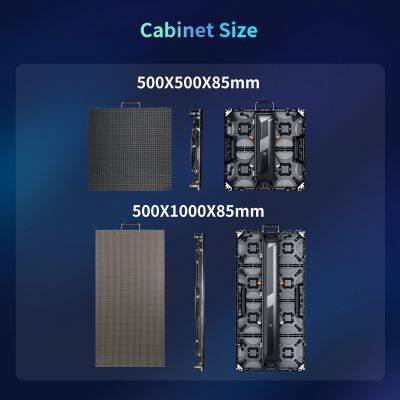 P2.9 P 3.91 500X1000mm 500X500mm Led Screen Outdoor Large Format Outdoor Led Screen Led Video Wall System Rental  Led Screen