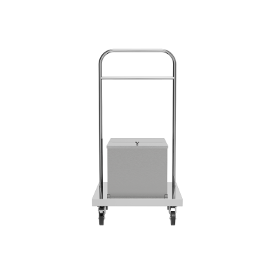 Medical-Grade S/S Trolley with Easy-Clean Surface Thickened Kitchen Mobile Cart